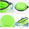 4Pcs Silicone Collapsible Dog Bowls BPA Free Travel Dog Bowl Foldable Cat Dog Food Water Bowl