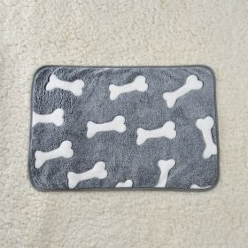 For Common Dogs Blanket Non-slip Seat Cushion (Option: Bone-25x25cm)